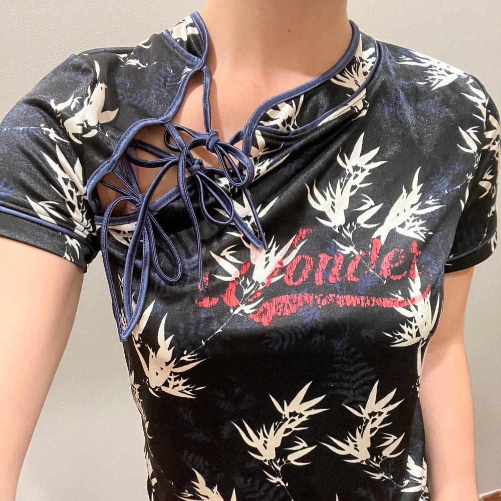 Free People Vintage Satin Top | Size M